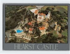 Postcard Aerial View Hearst Castle San Simeon California USA picture