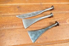 3 Vintage Caulking Irons Ship Boat Building Shipwrights Hand Tools picture