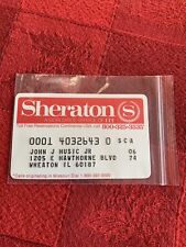 *SHERATON HOTELS & MOTOR INNS* EXPIRED RARE, VINTAGE CREDIT CARD  Expires 06/74 picture