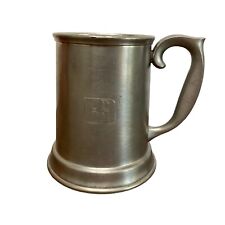 Vintage Stieff Pewter P27 Bank of America Tankard Mug Stein Glass Bottom Cup picture