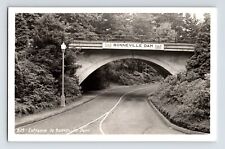 Postcard RPPC Oregon Bonneville Dam Highway Road Entrance 1940s Unposted EKC picture