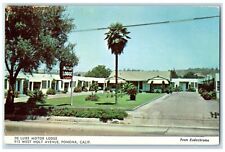 c1950's De Luxe Motor Lodge West Holt Avenue Pomona California CA Postcard picture