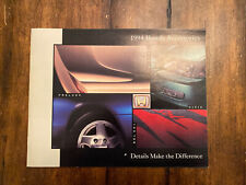 Original 1994 Honda Accessories Deluxe Sales brochure 94 Civic Accord Prelude picture