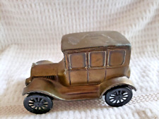 1920's CAST METAL CAR BANK FROM MELROSE CO-OPERATIVE BANK W KEY picture