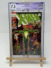 Uncanny X-Men #55 CGC 7.5 1969 Small Amount Restoration On cover picture