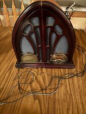 Vintage Philco  AM/SW Cathedral Radio Book Ends - Tested picture