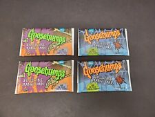 (4) 1996 Topps Goosebumps Series One Trading Cards Packs LOT Factory Sealed  picture
