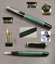 Pelikan M 400 fountain pen green 1980ties with OB nibsize picture