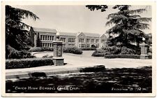 CHICO, CA RPPC High School J. H. Eastman Real Photo Postcard California ca 1950s picture