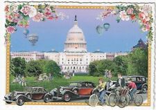 Postcard Glitter Tausendschoen Washington DC Capitol Postcrossing picture