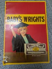 VINTAGE ADVERTISING INSERT WRIGHT'S COAL TAR SOAP BABY'S GRADUATION picture