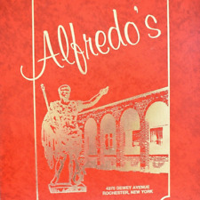 Vintage 1973 Alfredo's Restaurant Menu 4370 Dewey Avenue Rochester New York picture