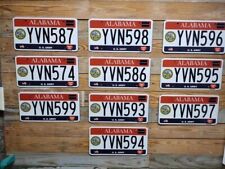 Alabama Lot of 10 Expired 2018 US Army Veteran License plates YVN587 picture