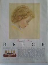 1952 Breck beautiful hair blond curls little girl ad picture