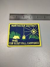 Vintage 1985 Northstar District Cub Scout Fall Camporee Patch VG+ (A3) picture