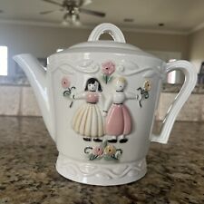 Vintage Porcelier Teapot Dutch Girl, PORCELAIN picture