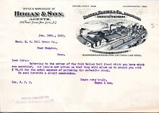 1901 Letterhead Billhead - Hogan & Sons Agents, New York for Singer Nimick Co. picture