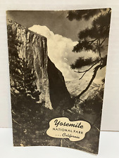 Yosemite National Park California Booklet Guide Map Pamphlet 1941 Vintage picture