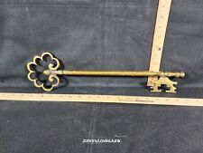 Vintage Large Brass Key Wall Decor Key To The City Style picture