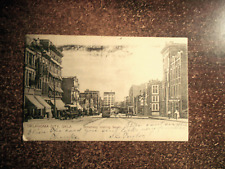 1906 PHOTO POSTCARD OF OKLAHOMA CITY, OKLA BROADWAY LOOKING SOUTH picture