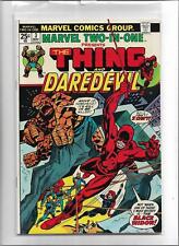 MARVEL TWO-IN-ONE #3 1974 NEAR MINT- 9.2 4922 THE THING DAREDEVIL picture