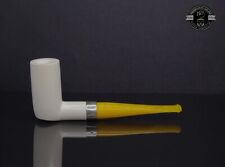 Block Meerschaum Silvery Band Pipe picture