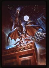 Gargoyles Animation Winged Monster under Full Moon Original 35mm Transparency  picture