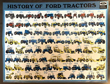 History of Ford Tractors Poster, 12 x 16