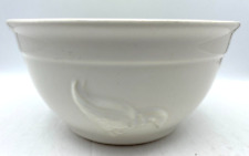 Vintage McCoy Ceramic Mixing Bowl Embossed Goose #2107 USA picture