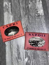 VTG Napoli & Capri Views of the City Cecami R Renza Mini Postcards BNW Photos picture