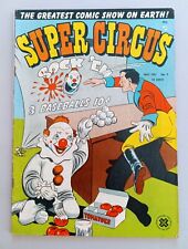 SUPER CIRCUS #3, CROSS PUBLICATIONS, GOLDEN AGE, VG+, 1951 picture