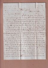 1853 Cabrisford King William County Virginia 3pg letter Richard to Robert picture