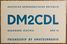 QSL Card - Radeberg Deutsche Demokratische Republik - Deleted Entity DM2CDL 1965 picture