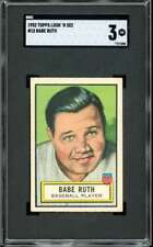 1952 Topps Look and See #15 Babe Ruth Yankees HOF SGC 3 VG  picture