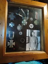 Imperial German WWI Aviation group medals in frame picture