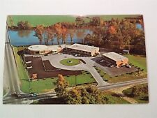 Riverview Inn Motel Tiffin Ohio vintage postcard aerial view picture
