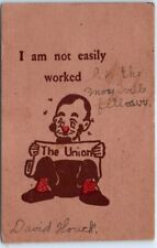 Postcard - I am not easily worked - The Union picture