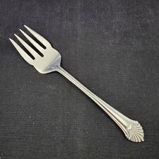 Seafare by Reed & Barton Stainless Medium Fork For Cold Meat Serving 8 5/8 in picture