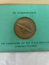 USS Nautilus First Nuclear Powered Submarine Sub SSN-571, 1954 Navy Medal picture