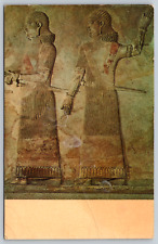 c1960s Two Eunuchs Heading the Proecession Relief Palace Vintage Postcard picture