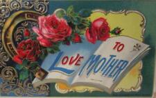 Love To Mother Vintage Postcard, Germany picture
