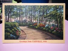 Cassville Wisconsin greetings Grant County tiny town  picture