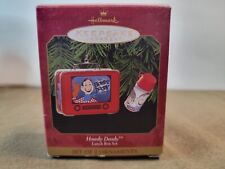 Vtg. Hallmark Keepsake Orn. Howdy Doody Lunch Box Set-org. box 1999-Pressed Tin picture