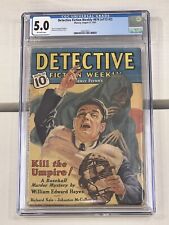 Detective Fiction Weekly Pulp August 1937 CGC 5.0 picture