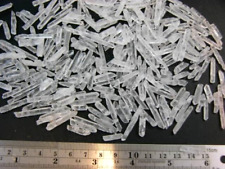 Clear Quartz needle crystal drilled 1-1/4