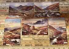 Lot Of 5 Vintage Tuck’s Oilfacsim Postcards Picturesque Dartmoor. picture