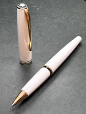 [Excellent]MONTBLANC GENERATION White GT Resin Cap-system Vintage Rollerball Pen picture