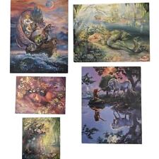 Vintage 1990's Lot JOSEPHINE WALL Enchanted Universe Collector's Oversize Cards picture