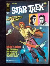 STAR TREK #10 1971 GOLD KEY SCI-FI TV/ MOVIE PAINTED COVER  picture
