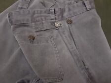VTG 90s French Army Military Cotton Fatigue Utility Trouser Pants 92C 35 x 28 picture